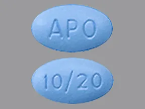 amlodipine 10 mg-atorvastatin 20 mg tablet