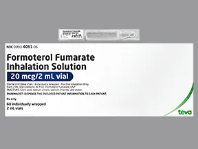 formoterol fumarate 20 mcg/2 mL solution for nebulization