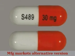 Vyvanse 30 mg capsule