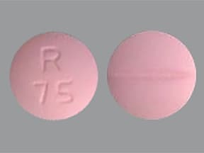 metoprolol tartrate 75 mg tablet