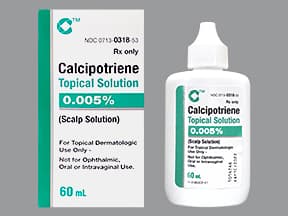 calcipotriene 0.005 % scalp solution