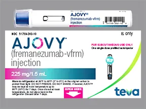 Ajovy 225 mg/1.5 mL subcutaneous auto-injector