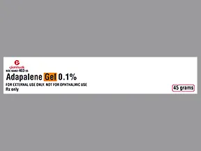 adapalene 0.1 % topical gel
