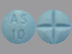 amphetamine sulfate 10 mg tablet