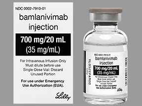 bamlanivimab 700 mg/20 mL (35 mg/mL) intravenous soln (1 of 2) (EUA)