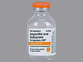 ampicillin-sulbactam 3 gram solution for injection
