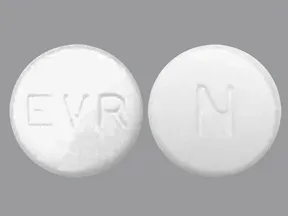 everolimus (immunosuppressive) 0.75 mg tablet