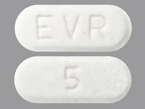 everolimus (antineoplastic) 5 mg tablet