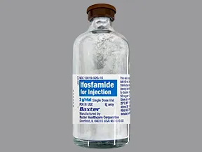 ifosfamide 3 gram intravenous solution