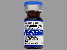 thiamine HCl (vitamin B1) 100 mg/mL injection solution