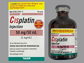 cisplatin 1 mg/mL intravenous solution