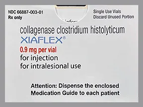 Xiaflex 0.9 mg solution for injection