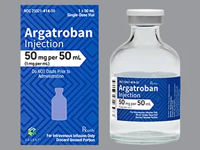 argatroban 1 mg/mL in 0.9 % sodium chloride intravenous solution