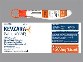 Kevzara 200 mg/1.14 mL subcutaneous pen injector