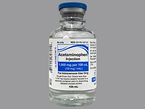 acetaminophen 1,000 mg/100 mL (10 mg/mL) intravenous solution