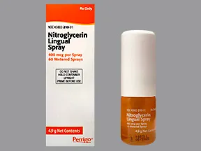 nitroglycerin 400 mcg/spray translingual