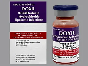 Doxil 2 mg/mL intravenous suspension