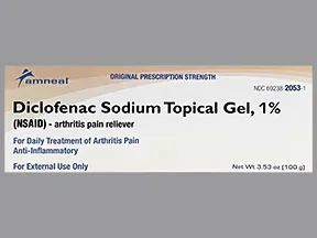 diclofenac 1 % topical gel
