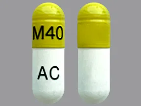dexmethylphenidate ER 40 mg capsule,extended release biphasic50-50