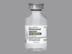 pemetrexed 25 mg/mL intravenous solution