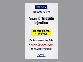 arsenic trioxide 1 mg/mL intravenous solution