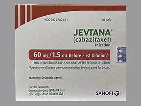 Jevtana 10 mg/mL (first dilution) intravenous solution