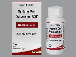 nystatin 100,000 unit/mL oral suspension