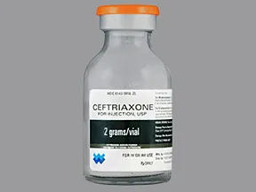 ceftriaxone 2 gram solution for injection