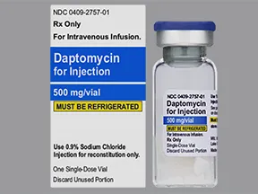 daptomycin 500 mg intravenous solution