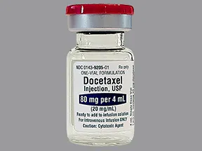 docetaxel 80 mg/4 mL (20 mg/mL) intravenous solution