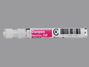 diazepam 5 mg/mL injection syringe