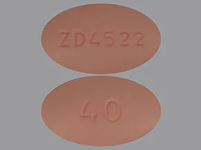Crestor 40 mg tablet