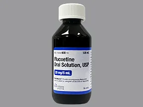 fluoxetine 20 mg/5 mL (4 mg/mL) oral solution