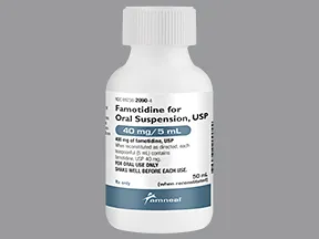 famotidine 40 mg/5 mL (8 mg/mL) oral suspension