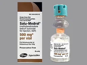 Solu-Medrol (PF) 500 mg/4 mL intravenous solution