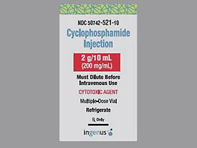cyclophosphamide 200 mg/mL intravenous solution