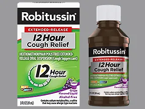 Robitussin ER 30 mg/5 mL oral suspension,extended release