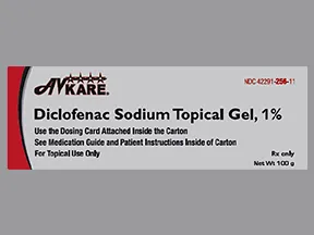 diclofenac 1 % topical gel