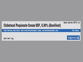 clobetasol-emollient 0.05 % topical cream