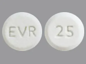 everolimus (immunosuppressive) 0.25 mg tablet