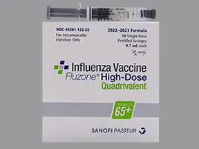 Fluzone High-Dose Quad 2022-23 (PF) 240 mcg/0.7 mL IM syringe