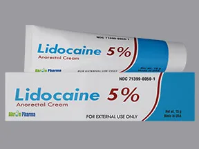 lidocaine 5 % topical cream