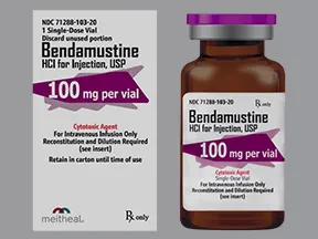 bendamustine 100 mg intravenous powder for solution
