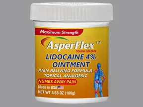 AsperFlex (lidocaine HCl) 4 % topical ointment