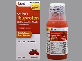 Children's Ibuprofen 100 mg/5 mL oral suspension