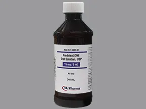 prednisolone 15 mg/5 mL oral solution