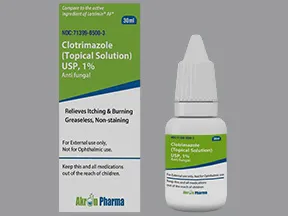 clotrimazole 1 % topical solution