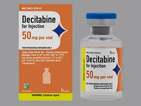 decitabine 50 mg intravenous solution