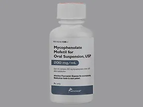 mycophenolate mofetil 200 mg/mL oral powder for suspension