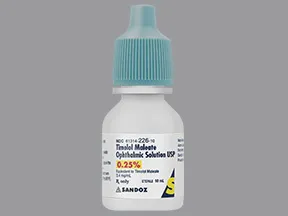 timolol maleate 0.25 % eye drops